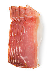 Image showing Sliced bacon