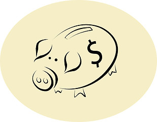 Image showing Piggy bank