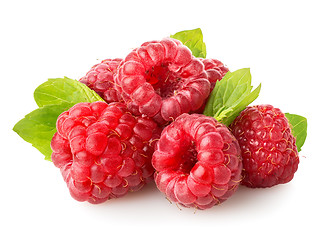 Image showing Juicy raspberry