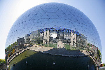 Image showing La Geode - La Villette, Paris (series)