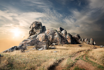 Image showing Road to the Valley of Ghosts