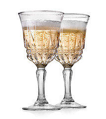 Image showing Goblets of champagne