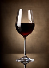 Image showing Wine on a dark background