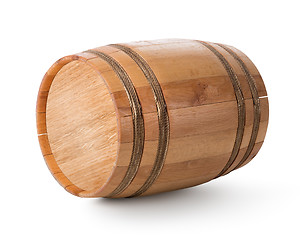 Image showing Wooden barrel