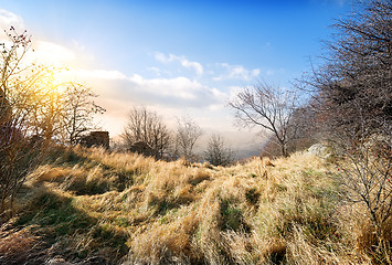 Image showing Mountains in october