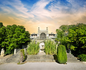 Image showing Stairs and palace