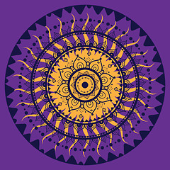 Image showing Mandala. Indian decorative pattern.