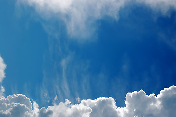 Image showing Sky and clouds