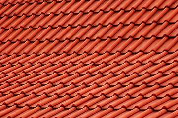 Image showing Red roof