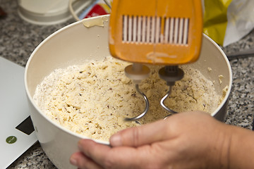 Image showing make a dough