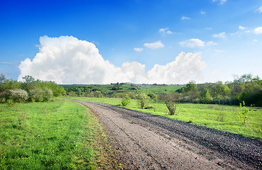 Image showing Road and sky