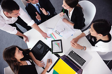 Image showing business people group in a meeting at office