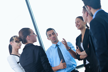 Image showing business people group in a meeting at office