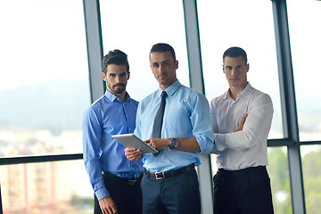 Image showing business people group in a meeting at office