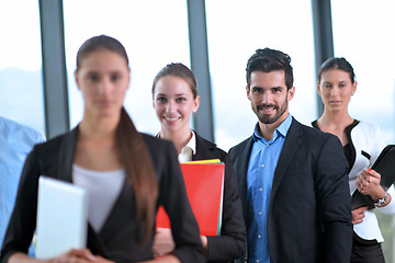 Image showing business people group in a meeting at office