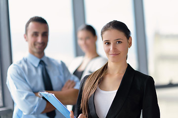 Image showing business people group in a meeting at office