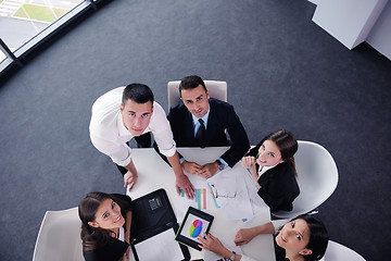 Image showing business people group in a meeting at office