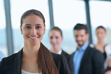 Image showing business people group in a meeting at office