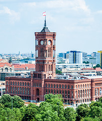 Image showing Red Townhall