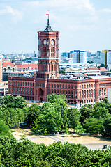 Image showing Red Townhall