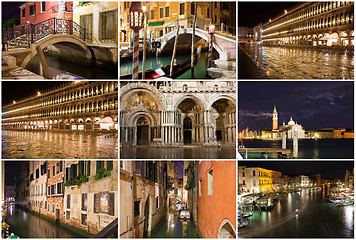 Image showing Night in Venice