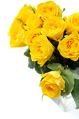 Image showing Yellow roses