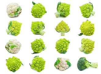 Image showing Cauliflower and broccoli