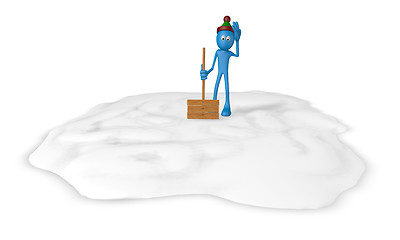 Image showing snow shovel