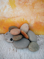 Image showing Rustic Stones Still Life