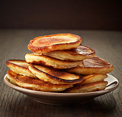 Image showing plate of pancakes