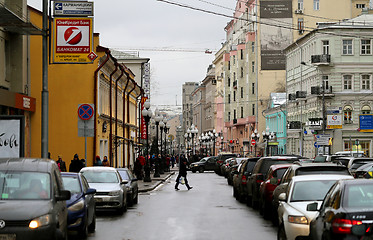 Image showing Old Arbat Street in Moscow