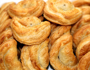 Image showing Pies with cabbage and meat