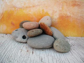 Image showing Rustic Stones Still Life 2