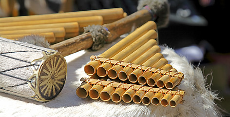 Image showing The Andean instruments