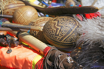 Image showing The Andes instruments- maracas