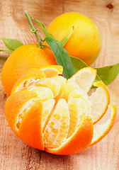 Image showing Tangerine with Segments