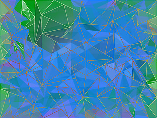 Image showing Abstract background with geometric shapes