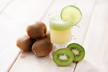 Image showing kiwi and melon juice