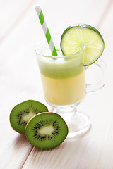 Image showing kiwi and melon juice