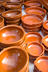 Image showing Bowls and pans