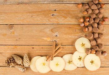 Image showing Seasonal food background