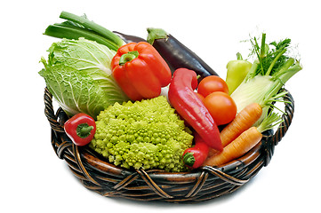 Image showing Vegetables in the basket