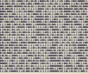 Image showing Vintage look Binary