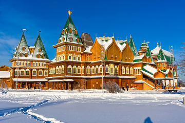 Image showing Wooden palace in Russia