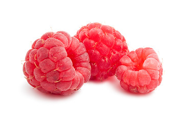 Image showing Fresh raspberries