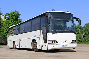 Image showing White Volvo City Bus