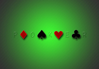 Image showing poker background gradient