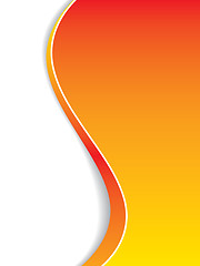 Image showing Orange colored background 