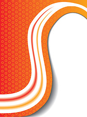 Image showing Abstract orange 