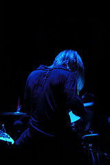 Image showing Drummer from behind